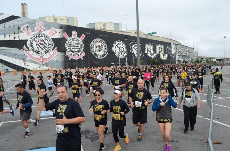 Milhares de corintianos participaram da Timão Run 2018 (Crédito: Divulgação)