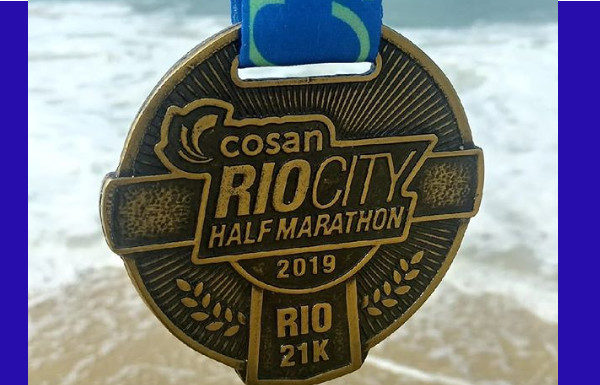 Rio City Half Marathon 2019: medalha dos 21K