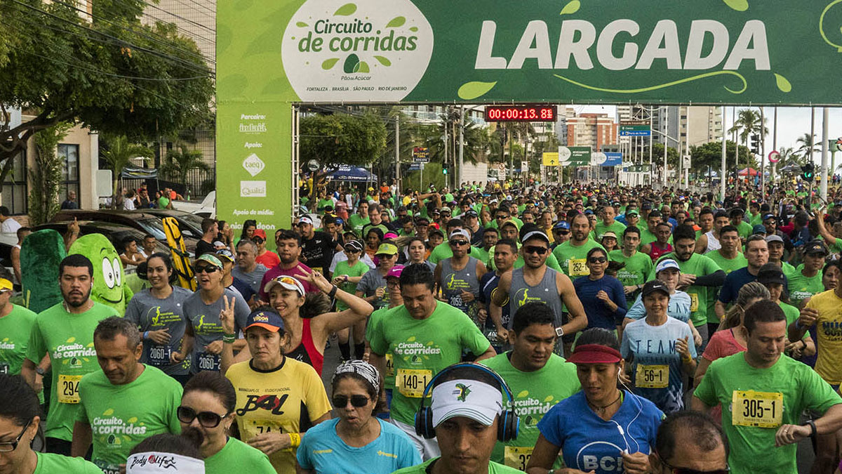 Corridas do Ceará: imagens de corredores no Circuito Pão de Açúcar de Corridas.