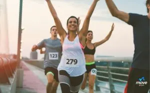 começar a correr